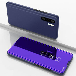 Étui intelligent à rabat miroir de luxe pour la série HUAWEI - Libiyi