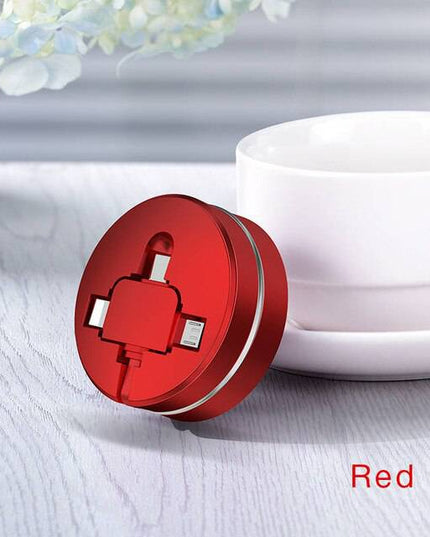 Portable 3 in 1 Retractable Micro USB Cable - Libiyi