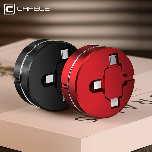 Portable 3 in 1 Retractable Micro USB Cable - Libiyi