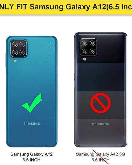 Armor Protective Card Holder Case for Samsung A12 - Libiyi