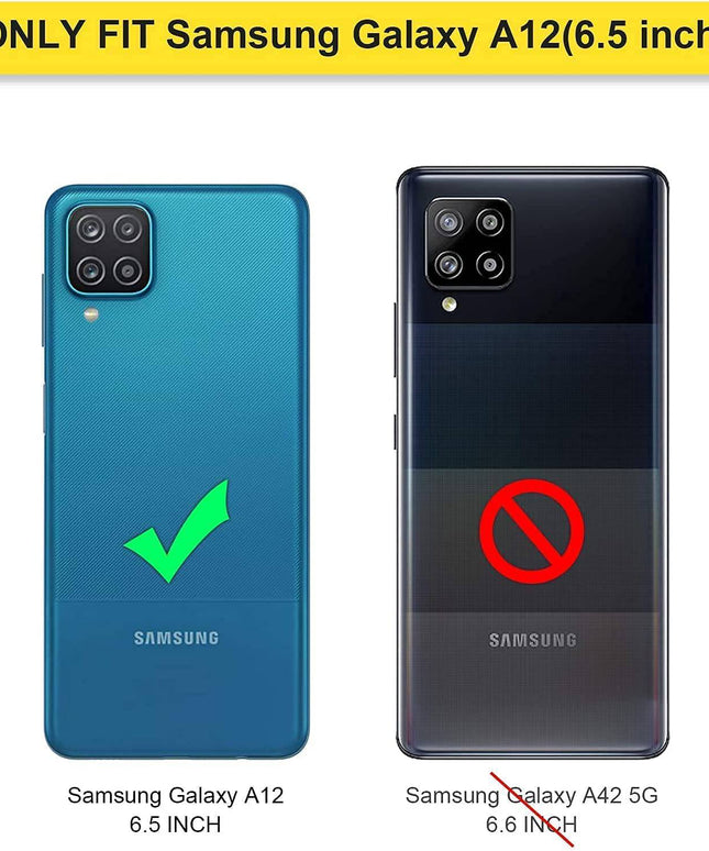 Armor Protective Card Holder Case for Samsung A12 - Libiyi