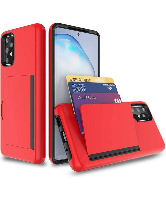 Armor Protective Card Holder Case for Samsung A52 - Libiyi