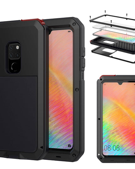 Luxury Doom Armor Waterproof Metal Aluminum Phone Cover For Huawei - Libiyi