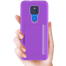 Load image into Gallery viewer, Armor Protective Card Holder Case for Moto G Play 2021 With Screen Protector - Libiyi