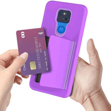 Load image into Gallery viewer, Armor Protective Card Holder Case for Moto G Play 2021 With Screen Protector - Libiyi