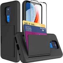 Load image into Gallery viewer, Armor Protective Card Holder Case for Moto G Play 2021 With Screen Protector - Libiyi