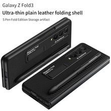 Load image into Gallery viewer, Ultra-thin Pen Slot Magnetic Holder Case for Samsung Galaxy Z Fold 3 5G - Libiyi