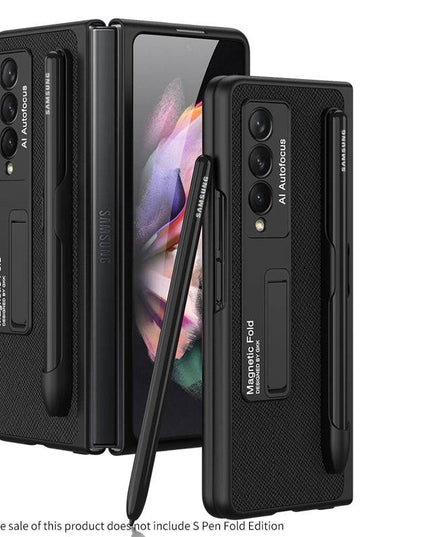 Ultra-thin Pen Slot Magnetic Holder Case for Samsung Galaxy Z Fold 3 5G - Libiyi