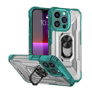 Magnetic Metal Finger Ring Holder Armor Case For iPhone - Libiyi