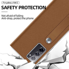 Load image into Gallery viewer, First Cowhide Layer Case for Samsung Galaxy Z Fold 3 5G - Libiyi