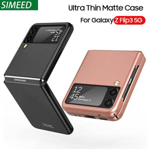 Slim Fit Flexible Matte Flip Shockproof Case For Samsung Galaxy Z Flid 3 5G - Libiyi