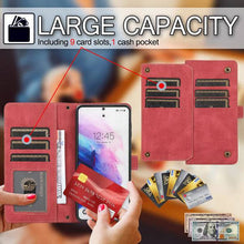 Load image into Gallery viewer, Leather Crossbody Shockproof Wallet Phone Case for Samsung S21 Plus - Libiyi
