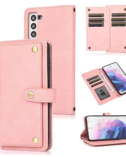 Leather Crossbody Shockproof Wallet Phone Case for Samsung S21 Plus - Libiyi