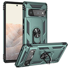 Load image into Gallery viewer, 2022 Luxury Armor Ring Bracket Phone case For Google Pixel 6 Pro With 2-Pack Screen Protectors - Libiyi