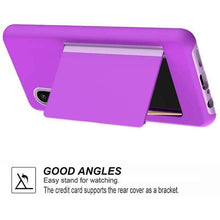 Load image into Gallery viewer, Armor Protective Card Holder Case for Samsung A10e With 2-PACK Screen Protectors - Libiyi