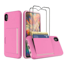Load image into Gallery viewer, Armor Protective Card Holder Case for Samsung A10e With 2-PACK Screen Protectors - Libiyi