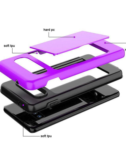 Armor Protective Card Holder Case for Samsung S10 - Libiyi