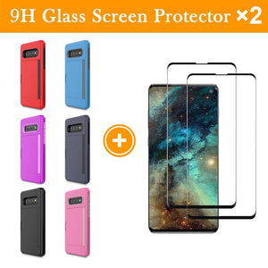 Armor Protective Card Holder Case for Samsung S10 - Libiyi