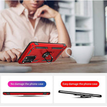 Load image into Gallery viewer, Samsung A02S Luxury Armor Ring Bracket Phone Case With 1-Pack Tempered Glass Screen Protector - Libiyi