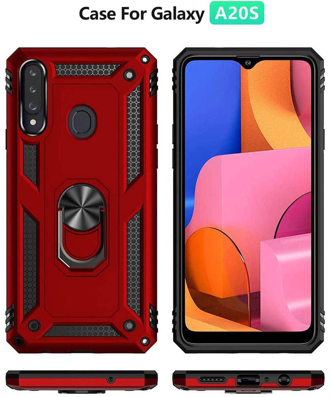 Luxury Armor Ring Bracket Phone Case For Samsung A20S-Fast Delivery - Libiyi