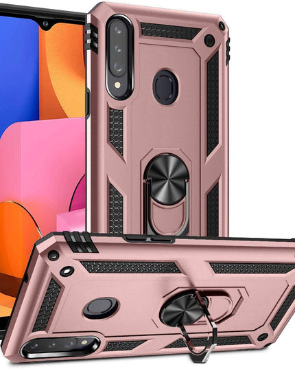 Luxury Armor Ring Bracket Phone Case For Samsung A20S-Fast Delivery - Libiyi