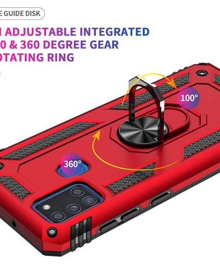 Luxury Armor Ring Bracket Phone Case For Samsung A21S-Fast Delivery - Libiyi