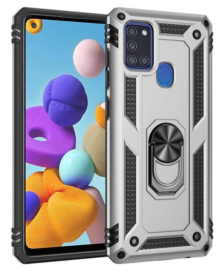 Luxury Armor Ring Bracket Phone Case For Samsung A21S-Fast Delivery - Libiyi