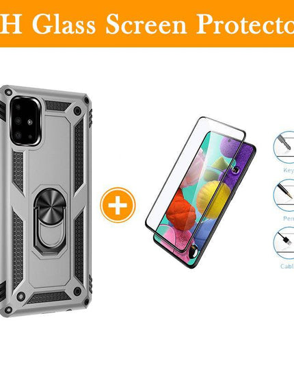 Luxury Armor Ring Bracket Phone Case For Samsung A51-Fast Delivery - Libiyi