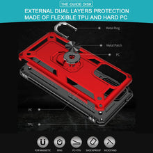 Load image into Gallery viewer, Samsung A72(4G) Luxury Armor Ring Bracket Phone Case With 1-Pack Screen Protector - Libiyi