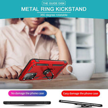Load image into Gallery viewer, Samsung A72(4G) Luxury Armor Ring Bracket Phone Case With 1-Pack Screen Protector - Libiyi
