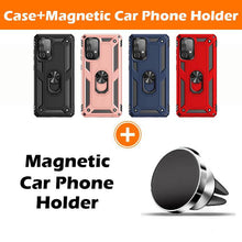 Load image into Gallery viewer, Samsung A72(4G) Luxury Armor Ring Bracket Phone Case With 1-Pack Screen Protector - Libiyi