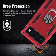 Load image into Gallery viewer, Luxury Armor Ring Bracket Phone case For Google Pixel 6 With 2-Pack Screen Protectors - Libiyi