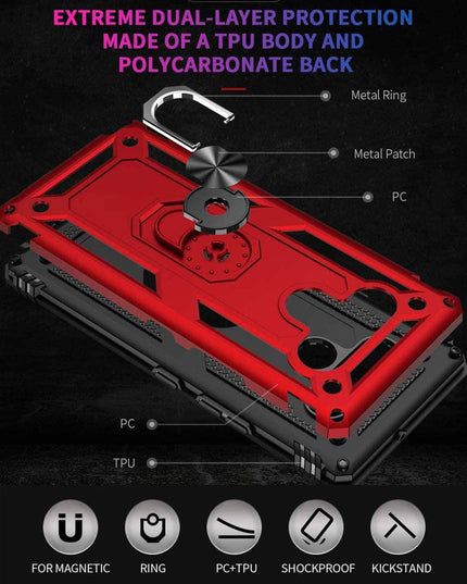 2021 New Luxury Armor Ring Bracket Phone case For LG Stylo6-Fast Delivery - Libiyi