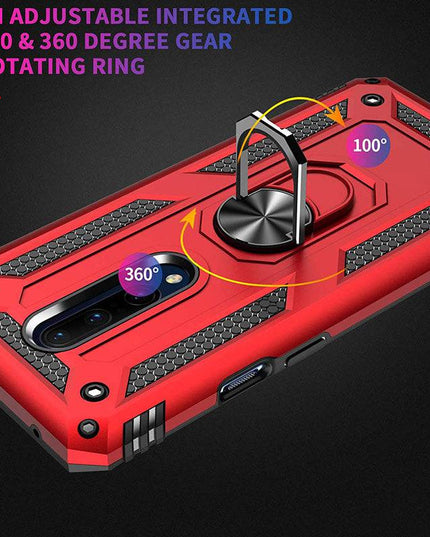 2022 Luxury Armor Ring Bracket Phone case For OnePlus 7 Pro Case - Libiyi