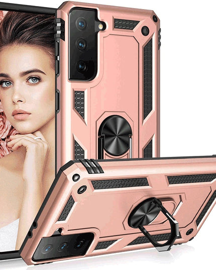 Luxury Armor Ring Bracket Phone Case For Samsung S21 FE(5G) - Libiyi