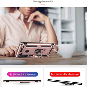 Luxury Armor Ring Bracket Phone Case For Samsung A21-Fast Delivery - Libiyi