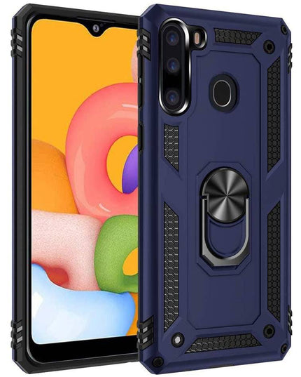 Luxury Armor Ring Bracket Phone Case For Samsung A21-Fast Delivery - Libiyi