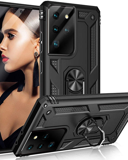 Luxury Armor Ring Bracket Phone Case For Samsung S21 Ultra(5G) - Libiyi