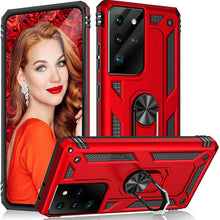 Load image into Gallery viewer, Luxury Armor Ring Bracket Phone Case For Samsung S21 Ultra(5G) - Libiyi