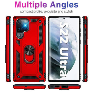 Luxury Armor Ring Bracket Phone Case For Samsung S22 Series - Libiyi