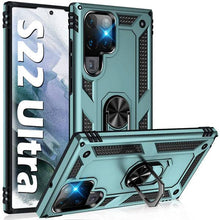 Load image into Gallery viewer, Luxury Armor Ring Bracket Phone Case For Samsung S22 Series - Libiyi