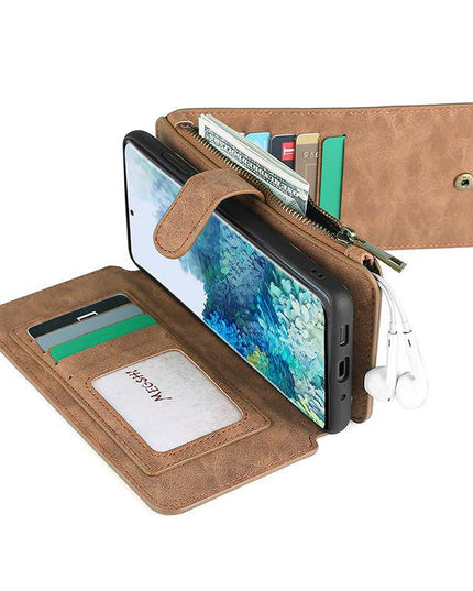 Multifunctional Magnetic Card Wallet Phone Case For Samsung A Series - Libiyi