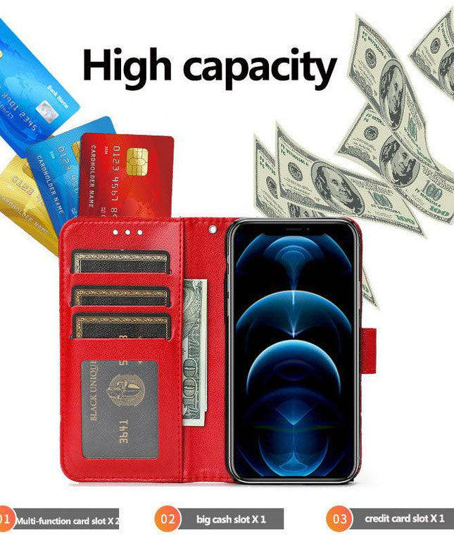 3D Embossed Rose Wallet Case For Google Pixel 6 - Libiyi