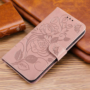 3D Embossed Rose Wallet Case For Google Pixel 6 - Libiyi