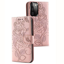 Load image into Gallery viewer, 3D Embossed Rose Wallet Case For Samsung A02S - Libiyi
