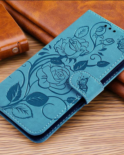 3D Embossed Rose Wallet Case For Samsung A32(5G) - Libiyi