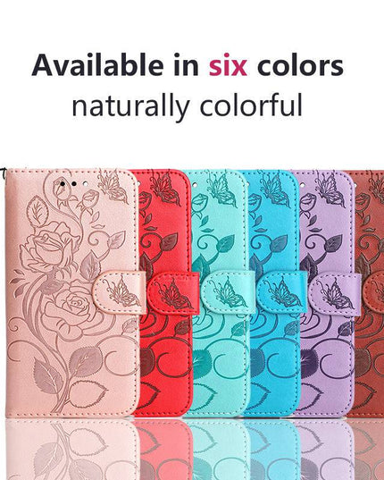 3D Embossed Rose Wallet Case For Samsung A52(4G/5G) - Libiyi