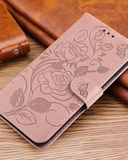 3D Embossed Rose Wallet Case For Samsung A52(4G/5G) - Libiyi