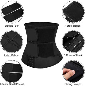 Women Waist Trainer Corset Sport Girdle Slimming Shaper(Sauna Sweat Faja) - Libiyi