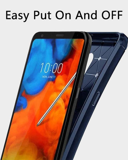 Luxury Carbon Fiber Case For Samsung A12 With 2-Pack Screen Protectors - Libiyi